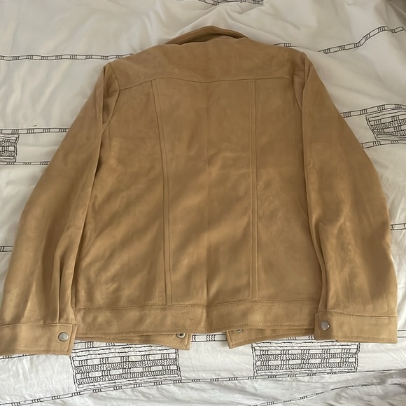 NWT Boohoo Man faux suede jacket - Picture 3 of 4